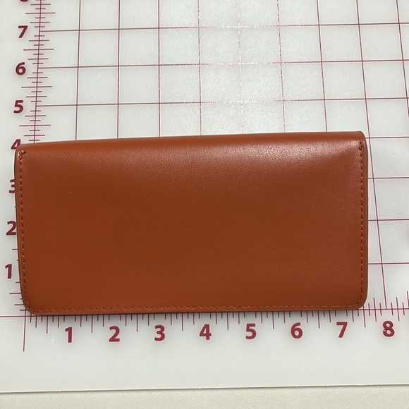 MISSONI NWT Chevron Embossed Flap Front Vegan Leather Eyeglass Case with Cloth - Picture 9 of 12